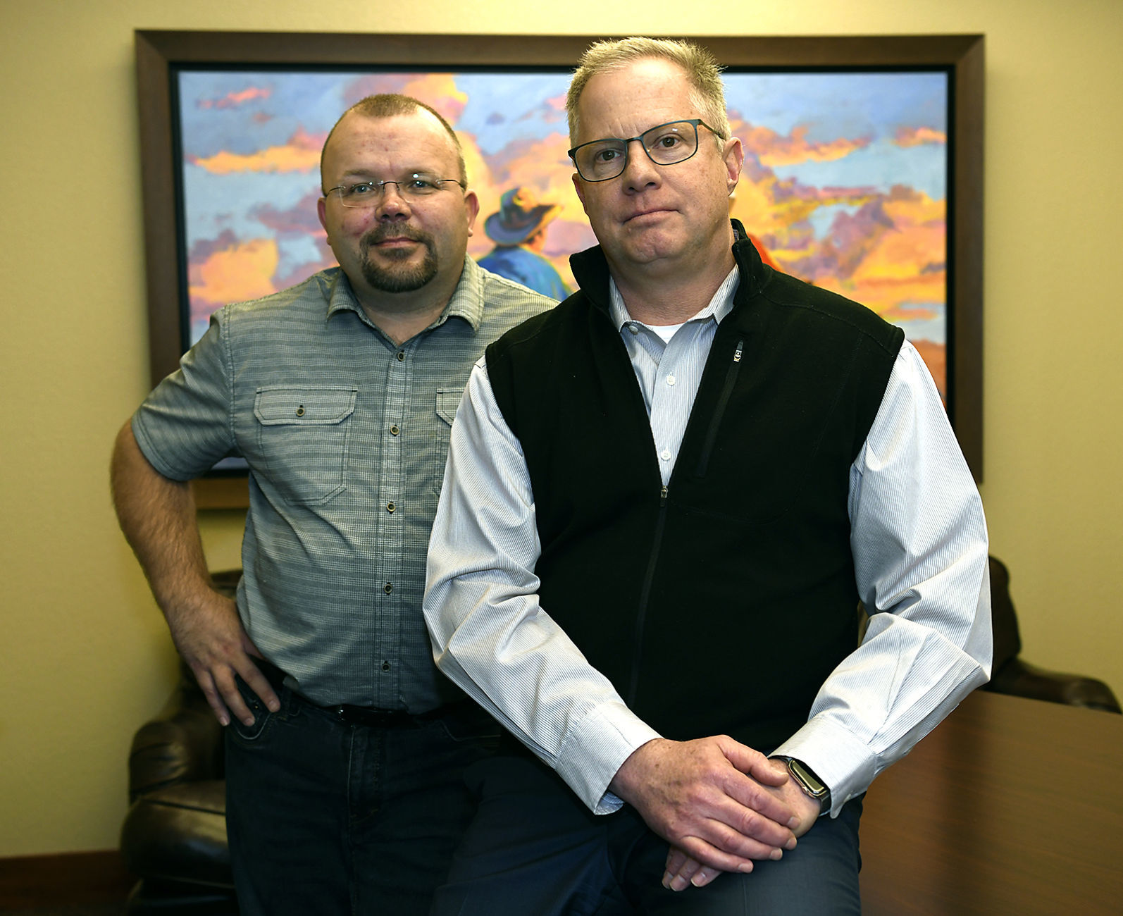 Lance Jasper and Rob Bell